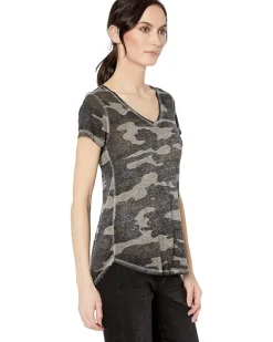 Camo Burnout Tee