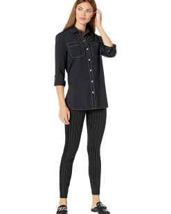 Camper Sporty Microfiber Button-Down Shirt