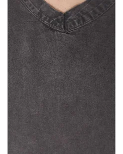 Cap Sleeve V-neck Long Tank