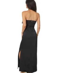 Carlynn Satin Maxi Bow Dress