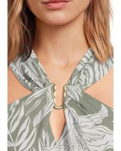 Carmela Regal Blooms Halter Dress