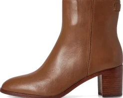 Cassie Burnished Leather Bootie