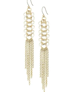 Chain Link Fringe Earrings