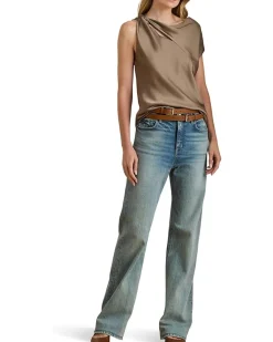 Charmeuse Asymmetrical Blouse