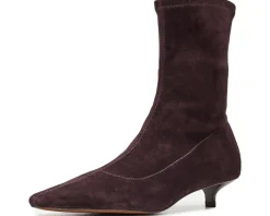 Ciel Kitten Heel Glove Bootie - Suede
