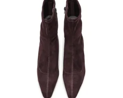 Ciel Kitten Heel Glove Bootie - Suede