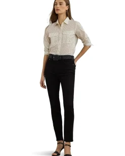 Classic Fit Polka-dot Cotton Voile Shirt