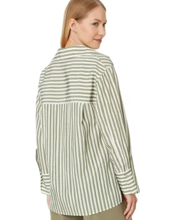 Coast Stripe Shaped Collar Pullover