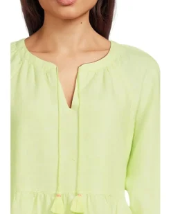 Coastalina Long Sleeve Tiered Dress