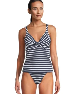 Coastline Stripe Underwire Tankini