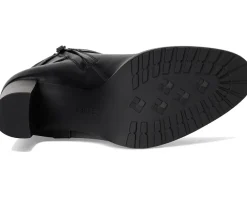 Collins Burnished Leather Bootie Heel