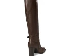 Collins Calfskin Tall Boots Heel