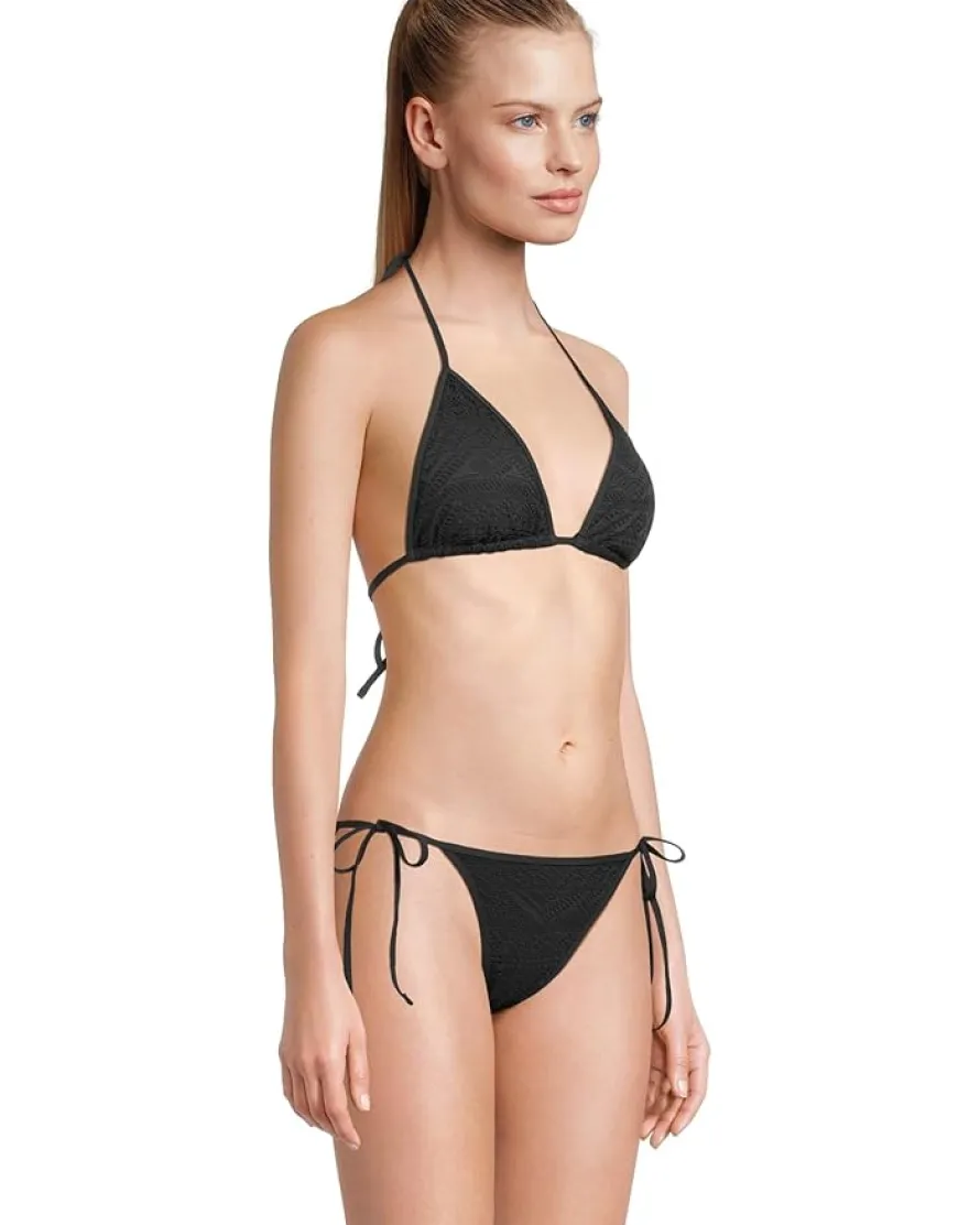 Color Play Crochet Cheryl Triangle Top