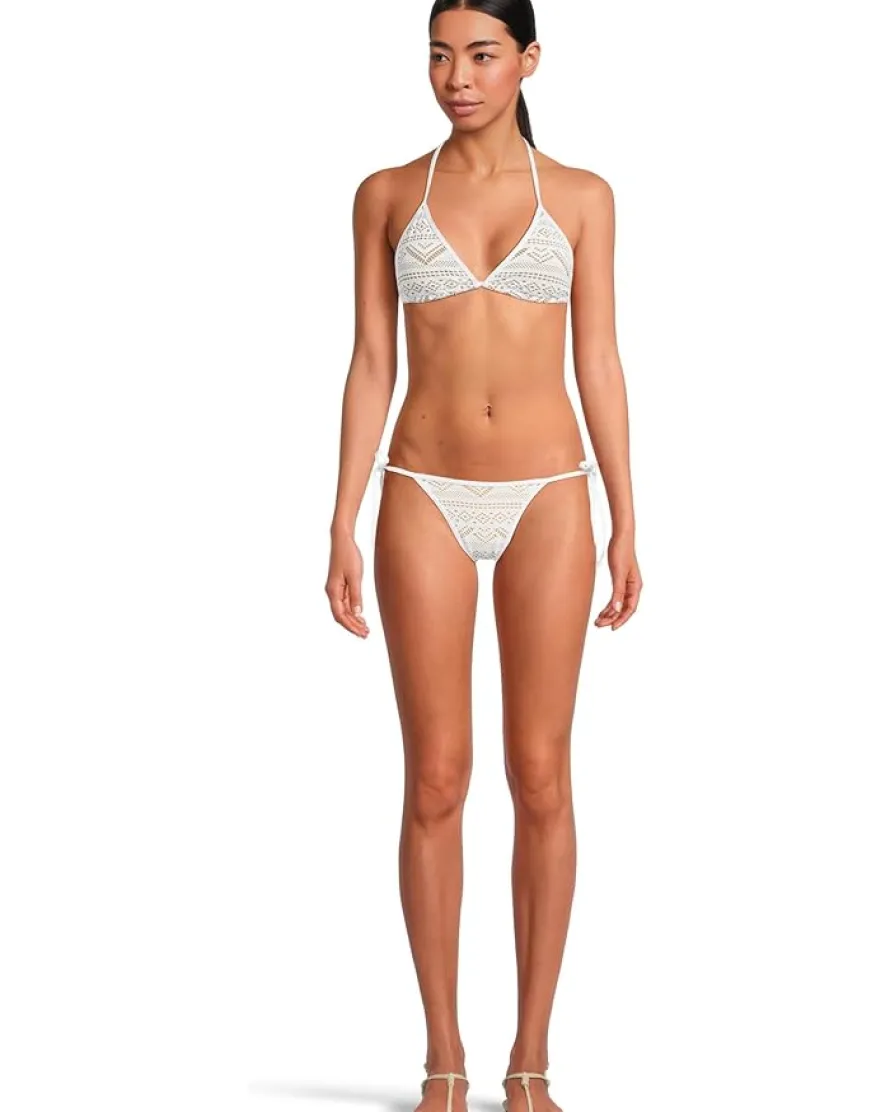 Color Play Crochet Cheryl Triangle Top