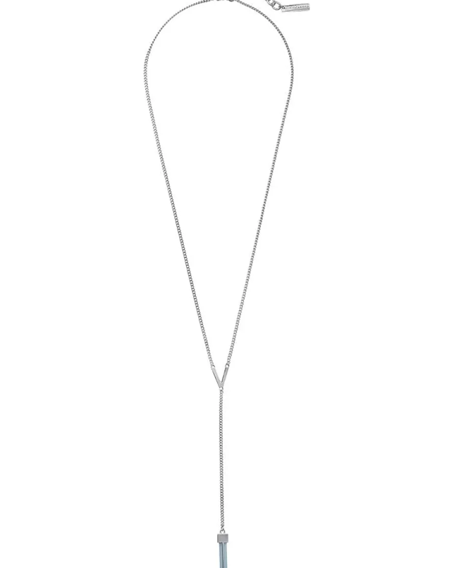 Colored Resin Y 26" Necklace