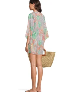 Coral Reef Sheer Chiffon Tunic