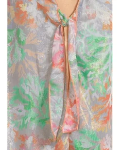 Coral Reef Sheer Chiffon Tunic