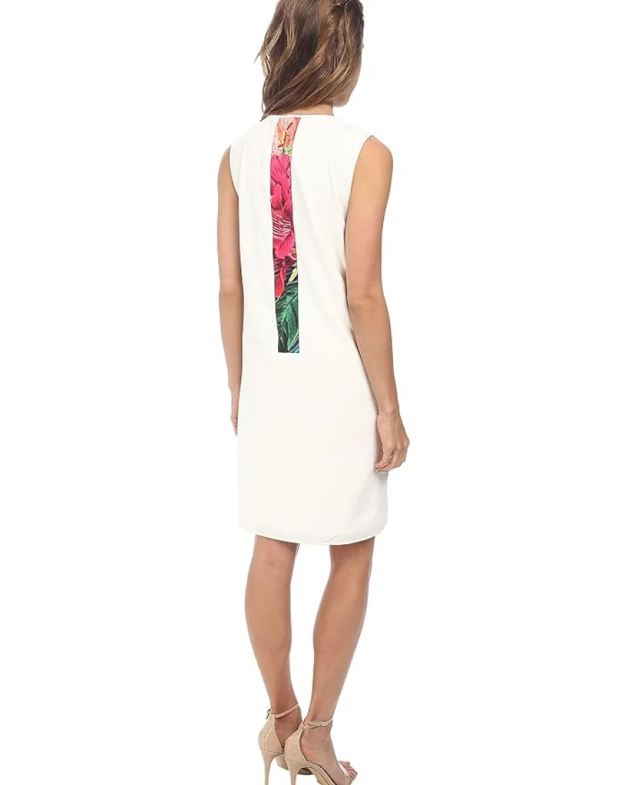 Cosmopolitan Jungle Shift Dress w/ Zipper Detail