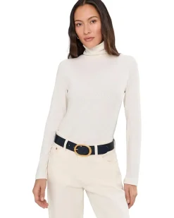 Coverstitch Turtleneck Drapey Rayon Rib