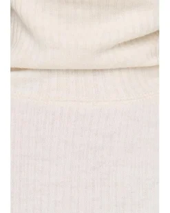 Coverstitch Turtleneck Drapey Rayon Rib