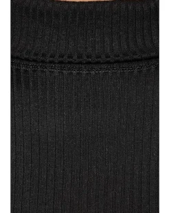 Coverstitch Turtleneck Drapey Rayon Rib