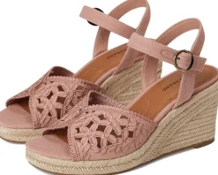 Coyna Floral Espadrille Wedge Sandals