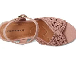 Coyna Floral Espadrille Wedge Sandals