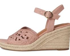 Coyna Floral Espadrille Wedge Sandals