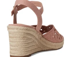 Coyna Floral Espadrille Wedge Sandals