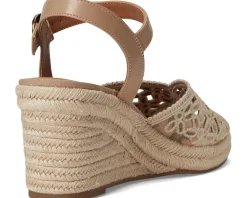 Coyna Floral Espadrille Wedge Sandals