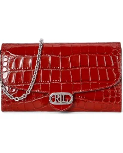 Croc-Embossed Medium Adair Crossbody