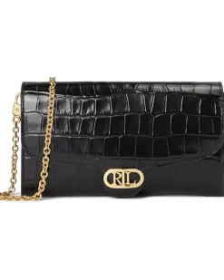 Croc-Embossed Medium Adair Crossbody