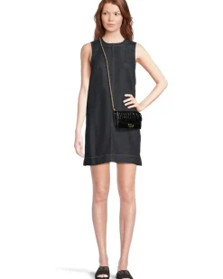 Croc-Embossed Medium Adair Crossbody