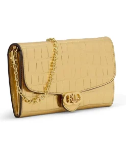 Croc-Embossed Medium Adair Crossbody