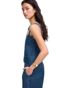 Crop Swing Top In Mcnair Wash