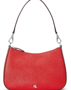 Crosshatch Leather Medium Danni Shoulder Bag