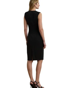 Cutout Jersey Cocktail Dress