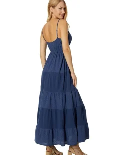 Cutout Tiered Maxi Dress