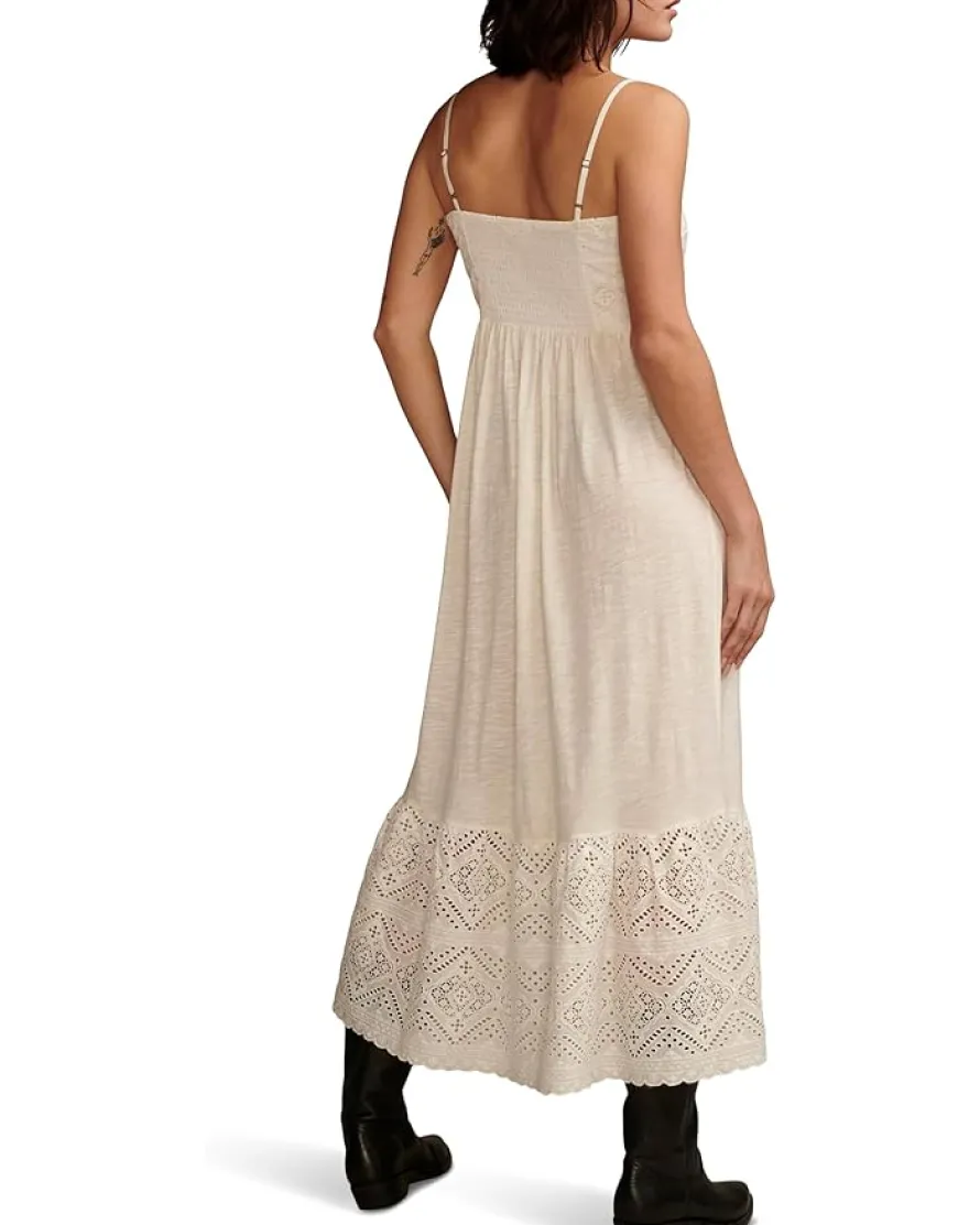 Cutwork Maxi Dress