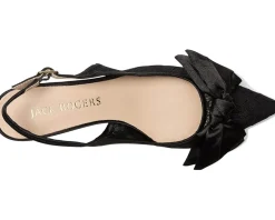Debra Slingback Kitten Heel - Lace/Satin