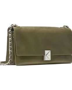 Deco Fine Grain Leather Soft Shoulder Bag