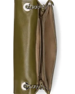 Deco Fine Grain Leather Soft Shoulder Bag