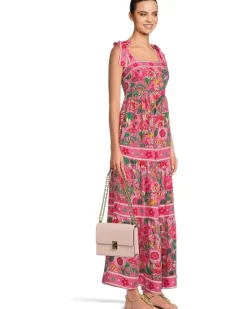 Deco Pebbled Leather Chain Shoulder