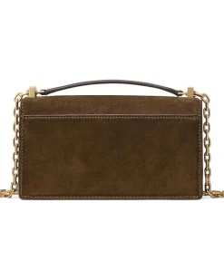 Deco Suede Mini Flap Chain Crossbody