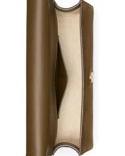 Deco Suede Mini Flap Chain Crossbody