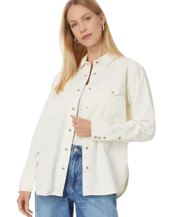 Denim Perfect Western Shirt Ecru