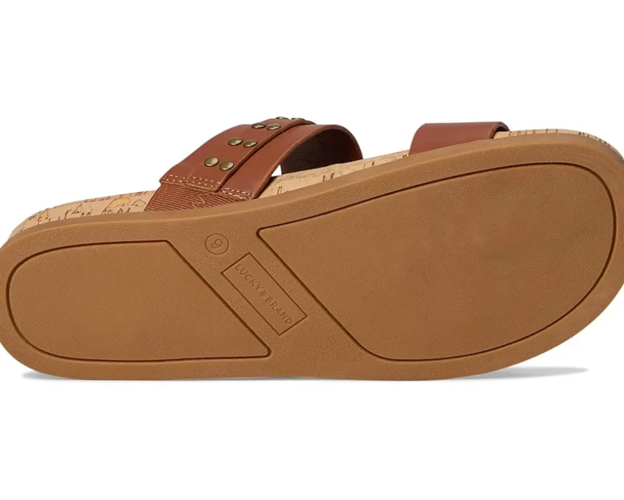 Dineesa Studded Two Band Flat Sandals