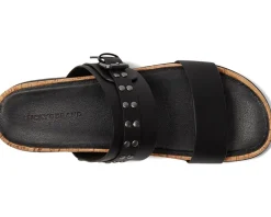 Dineesa Studded Two Band Flat Sandals