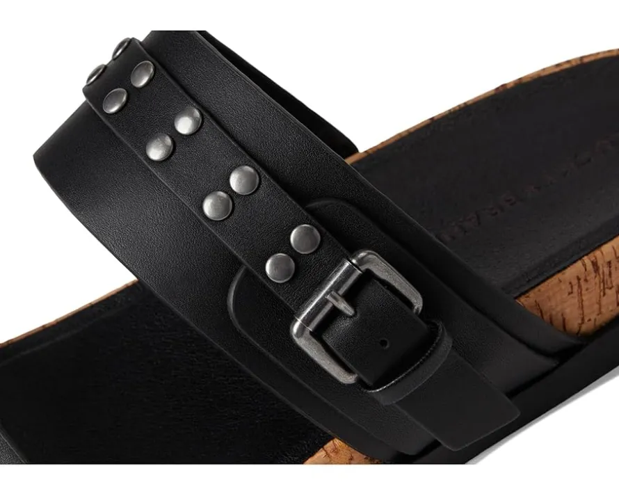 Dineesa Studded Two Band Flat Sandals