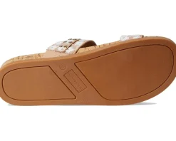 Dineesa Studded Two Band Flat Sandals